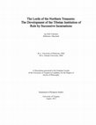 The Lords of the Northern Treasures: The Development of the Tibetan Institution of Rule by Successive Incarnations Cover Page