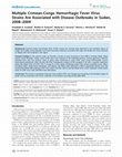 Multiple Crimean-Congo Hemorrhagic Fever Virus Strains Are Associated with Disease Outbreaks in Sudan, 2008–2009 Cover Page