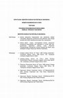 Research paper thumbnail of KEPUTUSAN MENTERI KESEHATAN REPUBLIK INDONESIA NOMOR 836/MENKES/SK/VI/2005