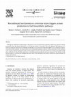 Research paper thumbnail of Recombinant Saccharomyces cerevisiae strain triggers acetate production to fuel biosynthetic pathways