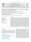 Research paper thumbnail of Characterization of feed channel spacer performance using geometries obtained by X-ray computed tomography