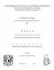 Research paper thumbnail of Comentario fraseológico de las "orationes Cæsarianæ" de Cicerón - Tesis de licenciatura