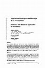 Research paper thumbnail of Approches historique et didactique de la r�versibilit�