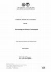 Research paper thumbnail of Discounting and Relative Consumption