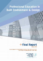 Professional education in built environment and design Cover Page