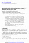 Experimental results using corona discharge to attempt to reproduce the Turin Shroud Image Cover Page