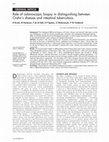 Research paper thumbnail of Role of colonoscopic biopsy in distinguishing between Crohn's disease and intestinal tuberculosis