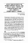 MEDIA OBSERVATIONS ON WORLD OPINION DURING THE KUWAITI CRISIS: POLITICAL COMMUNICATION AND THE EMERGING INTERNATIONAL ORDER Cover Page