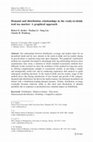 Research paper thumbnail of Demand and distribution relationships in the ready-to-drink iced tea market: A graphical approach