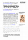 Research paper thumbnail of Intersex Day of Remembrance: Adélaïde Herculine alias Alexina alias Camille alias Abel Barbin