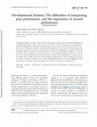 Research paper thumbnail of Developmental dyslexia: The difficulties of interpreting poor performance, and the importance of normal performance