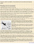 Research paper thumbnail of Paradojas de la Taxonomia