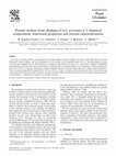 Research paper thumbnail of Protein isolates from chickpea ( Cicer arietinum L.): chemical composition, functional properties and protein characterization