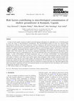 Research paper thumbnail of Risk factors contributing to microbiological contamination of shallow groundwater in Kampala, Uganda