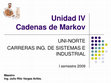 Unidad IV Cadenas de Markov Cover Page