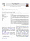 Research paper thumbnail of Toxin production and temperature-induced morphological variation of the diatom Pseudo-nitzschia seriata from the Arctic