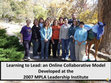 Research paper thumbnail of Learning to lead: An online collaborative model developed at the 2007 MPLA Leadership Institute