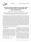 Research paper thumbnail of Classification of the preferred velocity in normal human walk