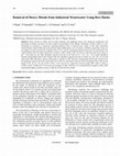 Research paper thumbnail of Removal of heavy metals from industrial wastewaters by adsorption onto activated carbon prepared from an agricultural solid waste