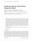 Landscape legacies of the African diaspora in Brazil Cover Page