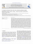 Research paper thumbnail of A comparison between three short-term shoreline prediction models