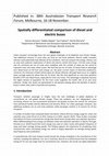 Research paper thumbnail of Spatially differentiated comparison of diesel and electric buses