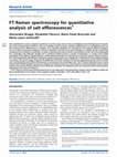 FT‐Raman spectroscopy for quantitative analysis of salt efflorescences Cover Page