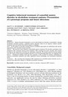 Cognitive behavioral treatment of comorbid anxiety disorder in alcoholism treatment patients: Presentation of a prototype program and future directions Cover Page