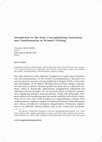 Research paper thumbnail of Introduction to the Issue: Conceptualizing Generation and Transformation in Women's Writing