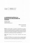 Research paper thumbnail of La representación de la mujer en las relaciones de sucesos, Revista Internacional de Historia de la Comunicación, 2 (2014), pp. 1-20