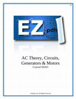 EE603 AC Theory Circuits Generators Motors Cover Page