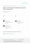 Research paper thumbnail of Hydro-environmental modeling of proposed Severn barrage, UK