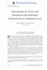 Research paper thumbnail of International Air Travel and Greenhouse Gas Emissions: A Proposal for an Adaptation Levy1