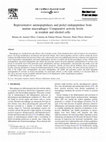 Research paper thumbnail of Representative aminopeptidases and prolyl endopeptidase from murine macrophages: Comparative activity levels in resident and elicited cells