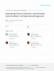 Research paper thumbnail of Generating chaos in injection-synchronized Gunn Oscillator: An experimental approach