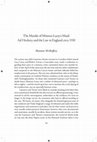 Research paper thumbnail of The Murder of Mistress Lacey's Maid: Ad Hockery and the Law in England circa 1530, in Texts and Contexts in Legal History: Essays in Honor of Charles Donahue, pp. 331-347, edited by John Witte, Sara McDougall, and Anna di Robilant (Berkeley: Robbins Collection, 2016).