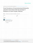 Research paper thumbnail of Point prevalence of gastrointestinal helminthiasis in ruminants in southern Punjab, Pakistan