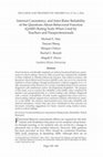 Internal Consistency and Inter-Rater Reliability of the Questions About Behavioral Function (QABF) Rating Scale When Used by Teachers and Paraprofessionals Cover Page