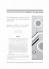 Research paper thumbnail of EDUCAÇÃO ESCOLAR E RELAÇÕES ÉTNICO-RACIAIS Racismo e Educação escolar