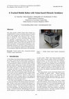 Research paper thumbnail of A Tracked Mobile Robot with Vision-based Obstacle Avoidance