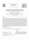 Research paper thumbnail of Formations of minimalist mobile robots using local-templates and spatially distributed interactions