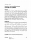 Research paper thumbnail of Adventure tourism in South Africa: Challenges and prospects tourism