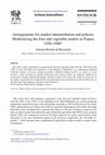 Research paper thumbnail of Arrangements for market intermediation and policies. Modernizing the fruit and vegetable market in France, 1950-1980