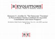 The Democratic ‘Transition’  in Post-revolution Tunisia: Conditions for successful  ‘Consolidation’ and Future Prospects Cover Page