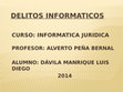 DELITOS INFORMATICOS Cover Page