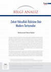 Research paper thumbnail of Zekat-Yoksulluk İlişkisine Dair Modern Tartışmalar