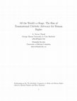 Research paper thumbnail of All the World's a Stage: The Rise of Transnational Celebrity Advocacy for Human Rights