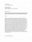 Research paper thumbnail of 57th Annual Western History Association (WHA) Conference Abstract, San Diego 2017,  “Inter-sectionality” and the Problem of the Mexican Migrant: Decoding “Lenses” of Study and Archive-Based Research in the Writing of Social Histories of Migration