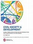 Research paper thumbnail of Civil Society and Development: Global-Trends, Implications and Recomendations  For  Stakeholders in the 2030 Agenda