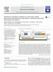 Research paper thumbnail of Evaluation of wastewater treatment in a novel anoxic–aerobic algal–bacterial photobioreactor with biomass recycling through carbon and nitrogen mass balances